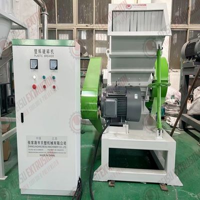 SWP-800 Plastic Crusher with 37Kw or 45Kw Motor Power 450Kg/h Capacity and Solid Knife Roller for Waste PVC SPC WPC Recycling