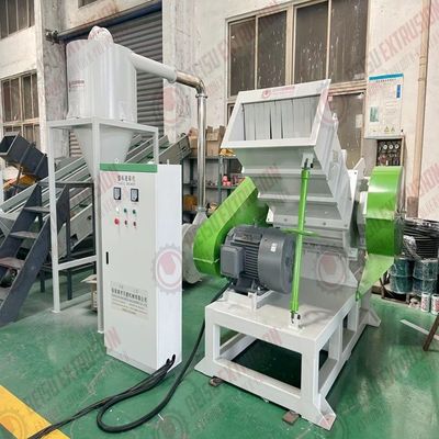 SWP-800 Plastic Crusher with 37Kw or 45Kw Motor Power 450Kg/h Capacity and Solid Knife Roller for Waste PVC SPC WPC Recycling