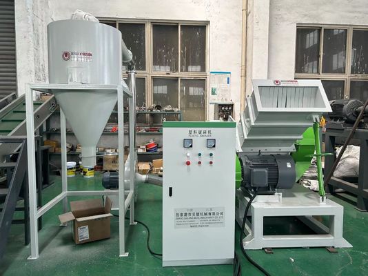 100~1000Kg/h Capacity Plastic Crusher and PVC Crusher with 45 or 55Kw Motor Power and D2 Blade Material for Recycling