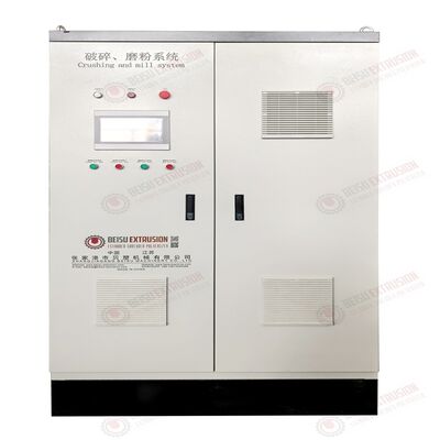 SKD-11 Blade PVC Pulverizer Machine with Automatic HMI+PLC and Air Water Cooling PVC Pulverizing Machine