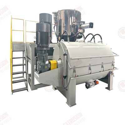 1500Kg/h Capacity Stainless Steel SUS304 Plastic Mixer Machine with PLC Control for High Speed Mixing