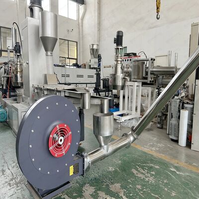 150Kg/h Water-Cooling Double Stage Plastic Pelletizing Machine for PE PP Recycling Granulation