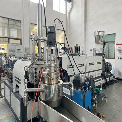 150Kg/h Water-Cooling Double Stage Plastic Pelletizing Machine for PE PP Recycling Granulation