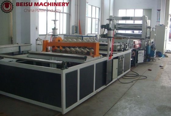 Excellent Efficiency Plastic Sheet Production Line 55KW Extruder Power