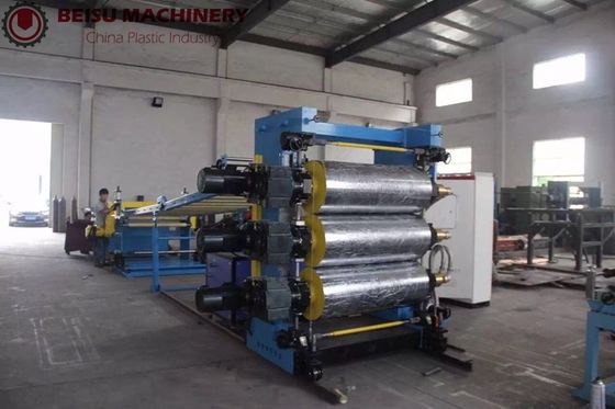 Single Or Double Layers Plastic Sheet Production Line Good Plasticizing Effect