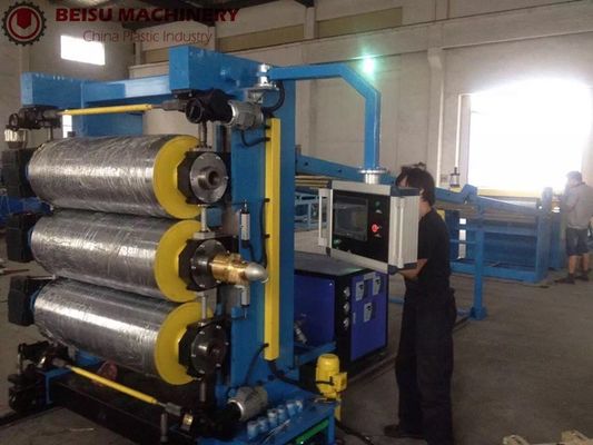 Single Or Double Layers Plastic Sheet Production Line Good Plasticizing Effect