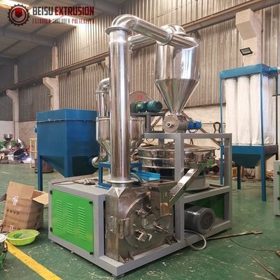 500kg/H 10mm LDPE LLDPE Pe Pulverizer With Disc Blade