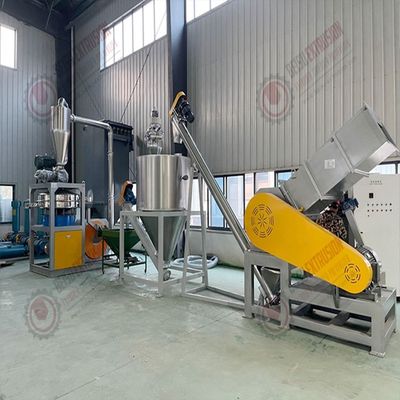 Automatic plastic waste crusher machine SPC PVC WPC Flooring Grinding Milling Manufacturer In US