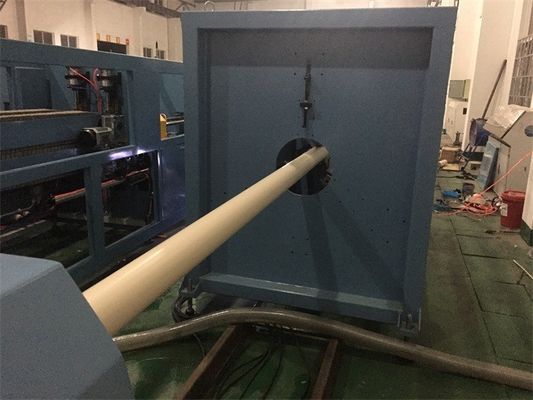 PLC Control PVC Pipe Production Line 75 - 250mm Pipe Dia With Wide Speed Regulation